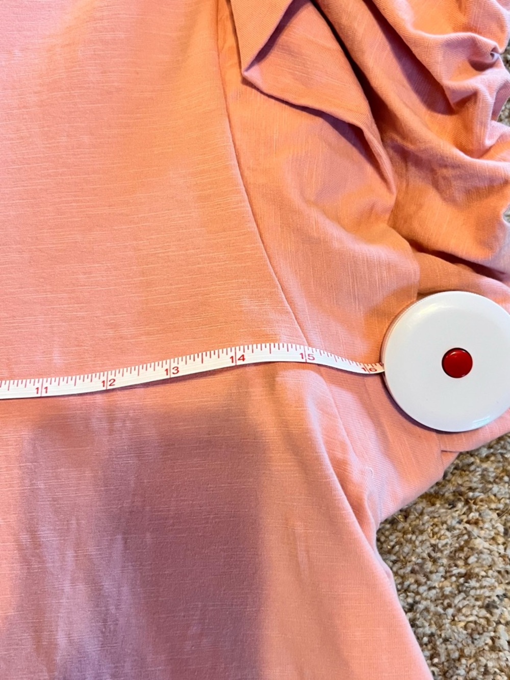 Doe & Rae Dusty Pink Ruffle Sleeve Tee - Picture 5 of 9